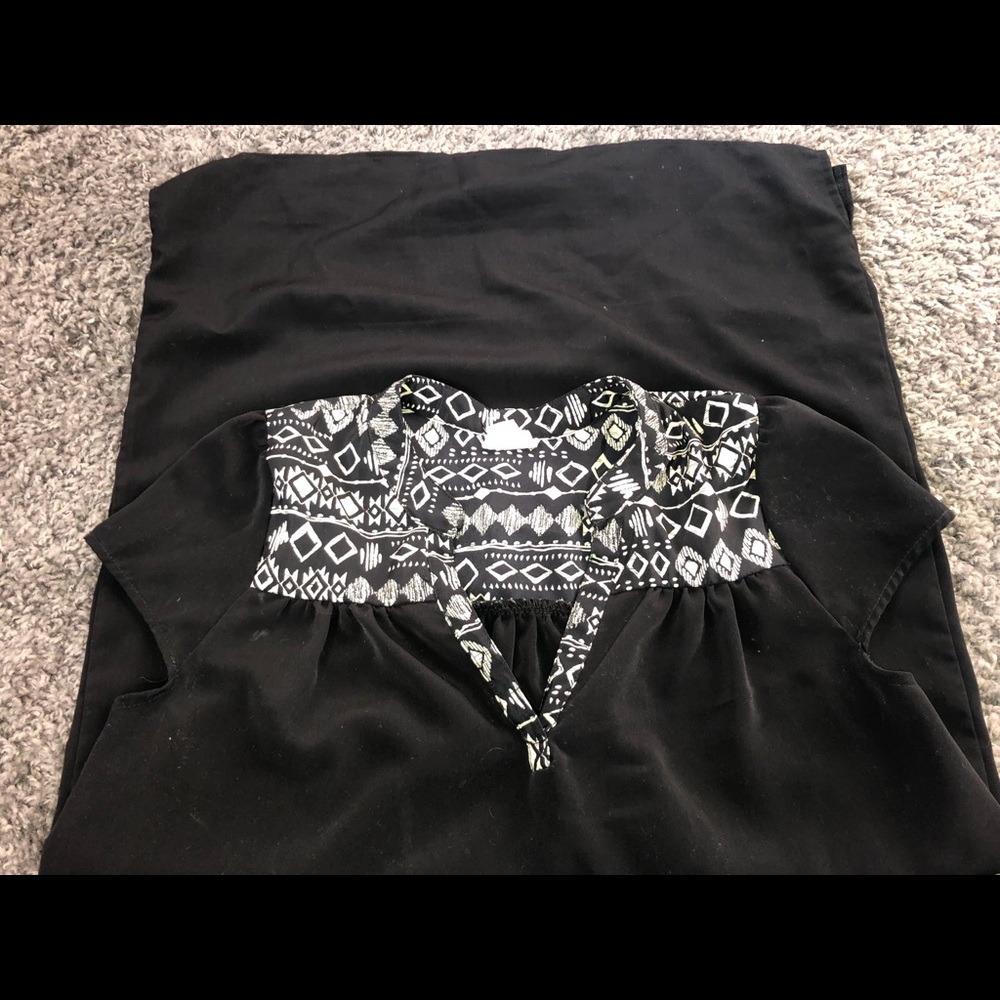 Black shift dress